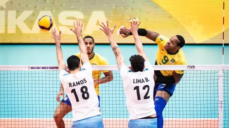 El poderoso Brasil le puso fin al sueño de la selección de vóley