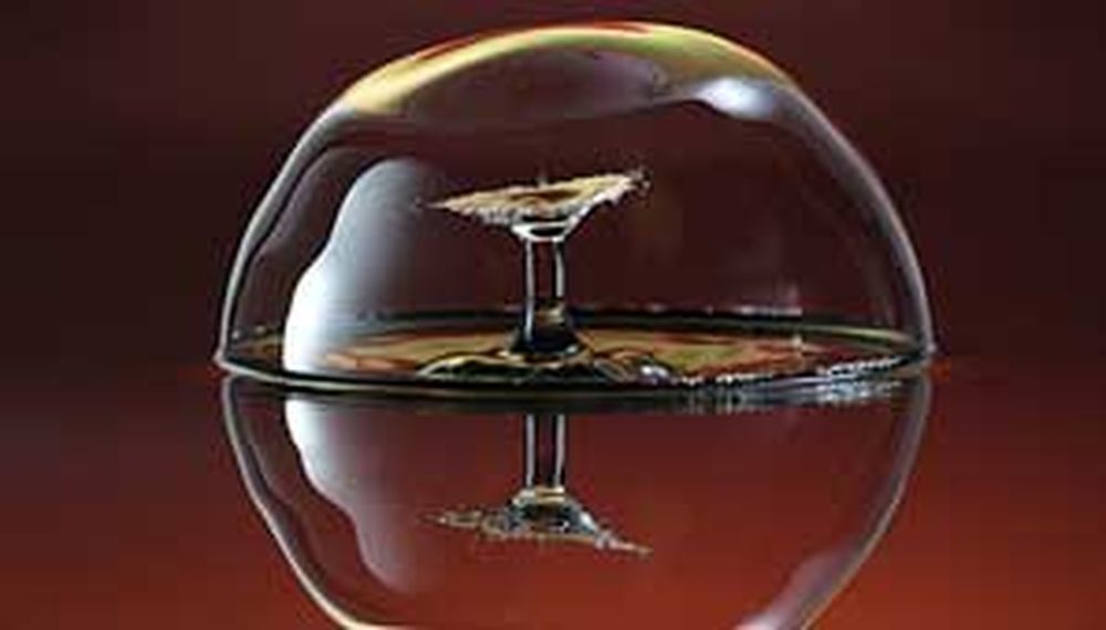Arte con gotas de agua