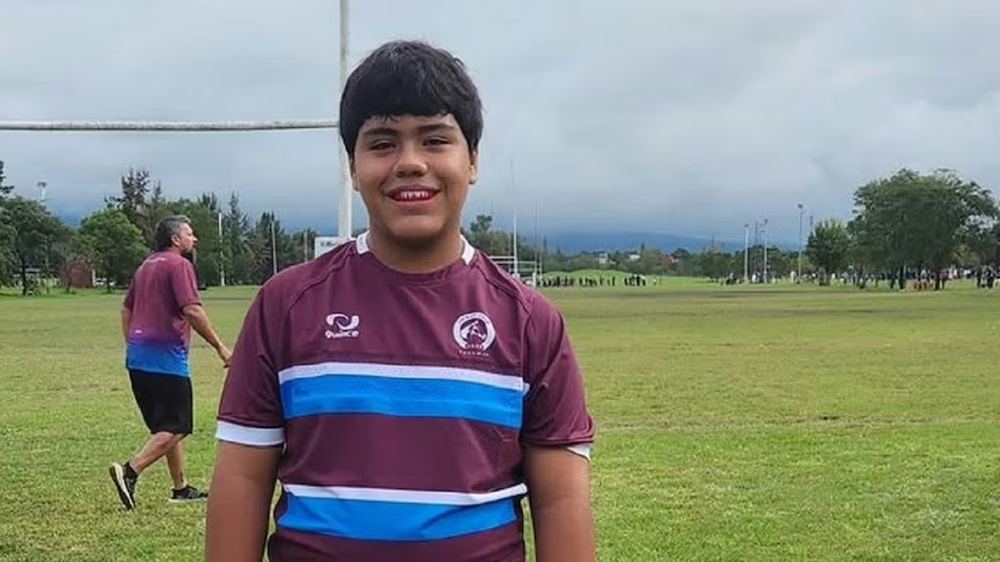 Benjamín Olariaga, el chico de 12 años que sufrió una&nbsp;grave caída mientras andaba en bicicleta.