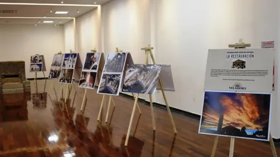 Iglesia de Jáchal: muestras móviles en el memorial para destacar el arte local