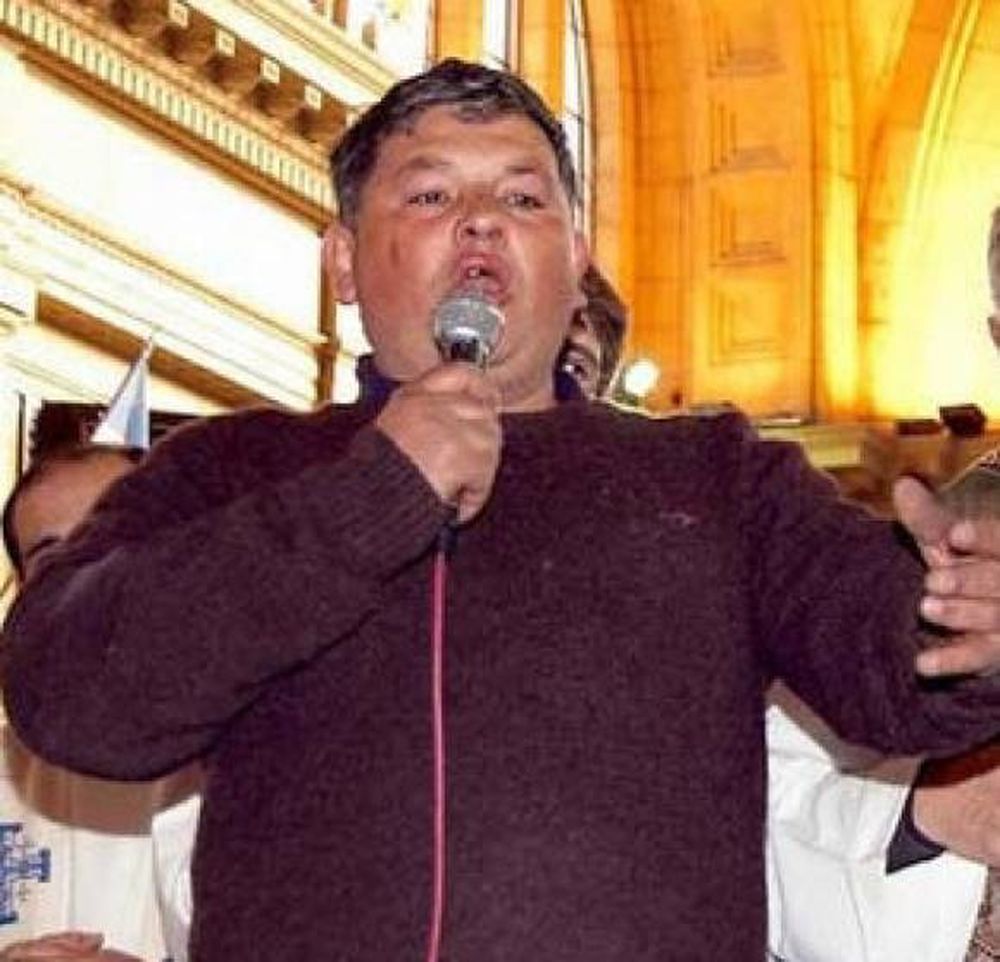 Presencia cartonera en la misa