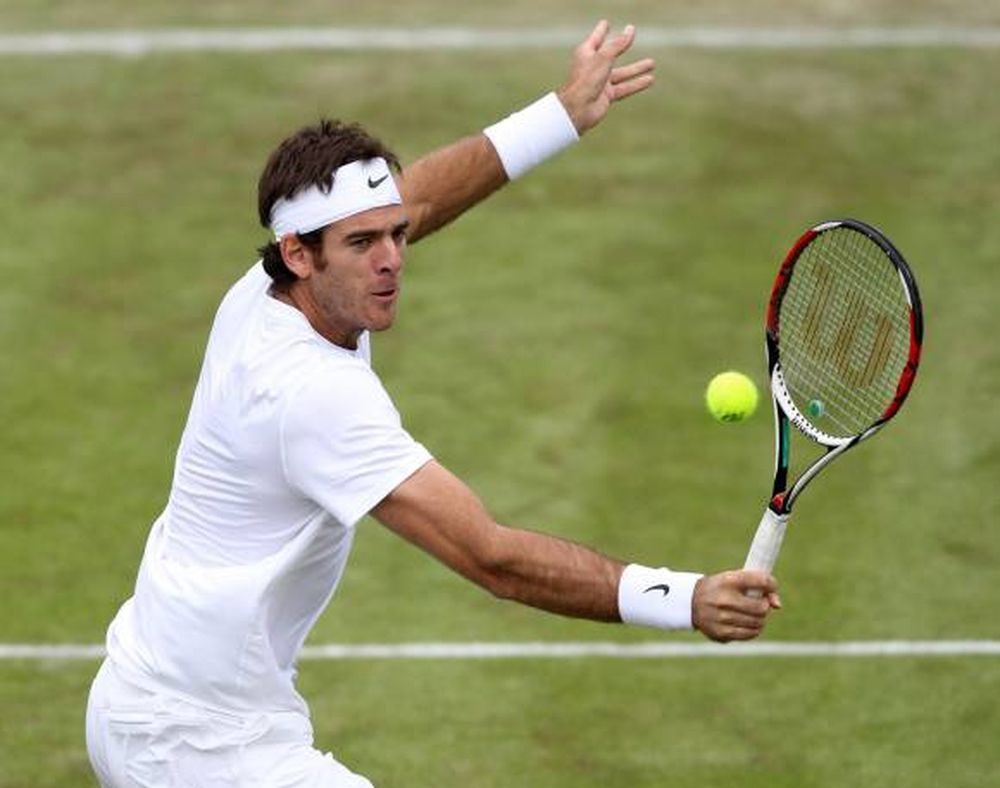 Del Potro avanzó a paso firme