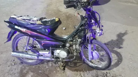 Una maniobra en “U” terminó con un motociclista hospitalizado