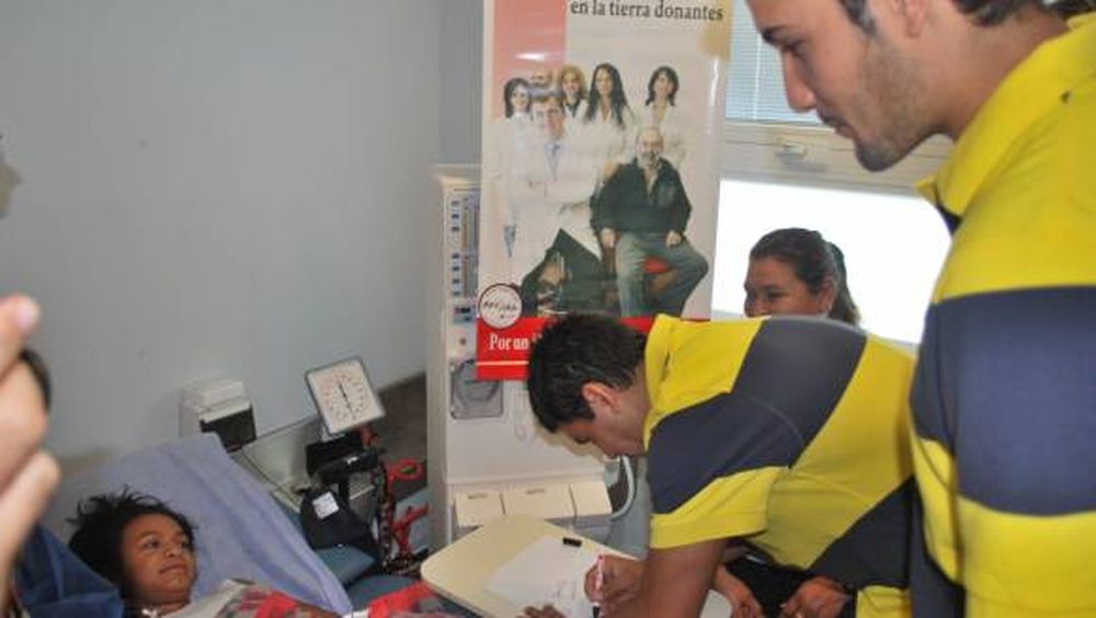 La recorrida solidaria xeneize