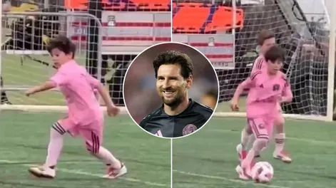 “Hijo de tigre: los golazos virales de Ciro Messi que hicieron furor entre los fanáticos