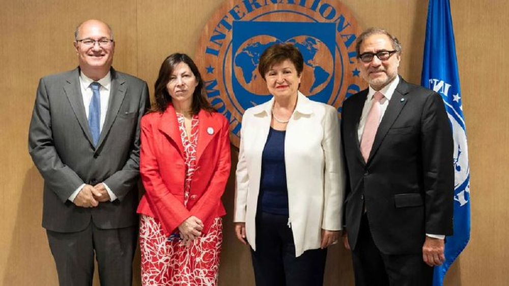 Silvina Batakis tuvo su primer encuentro presencial con la titular del FMI