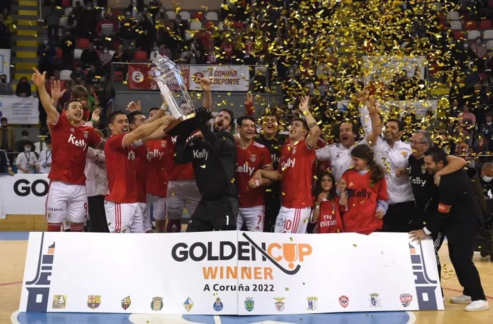 Tres sanjuaninos se consagraron campeones con el Benfica