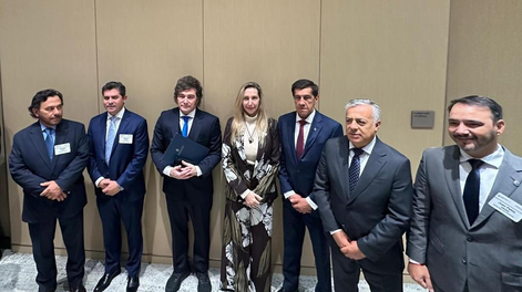 Marcelo Orrego participó en la apertura de Argentina Week en Nueva York junto al presidente Javier Milei.