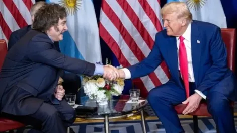 Milei y Trump se elogiaron mutuamente.