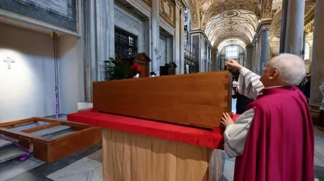 El entierro del papa Francisco (VATICAN MEDIA / AFP)