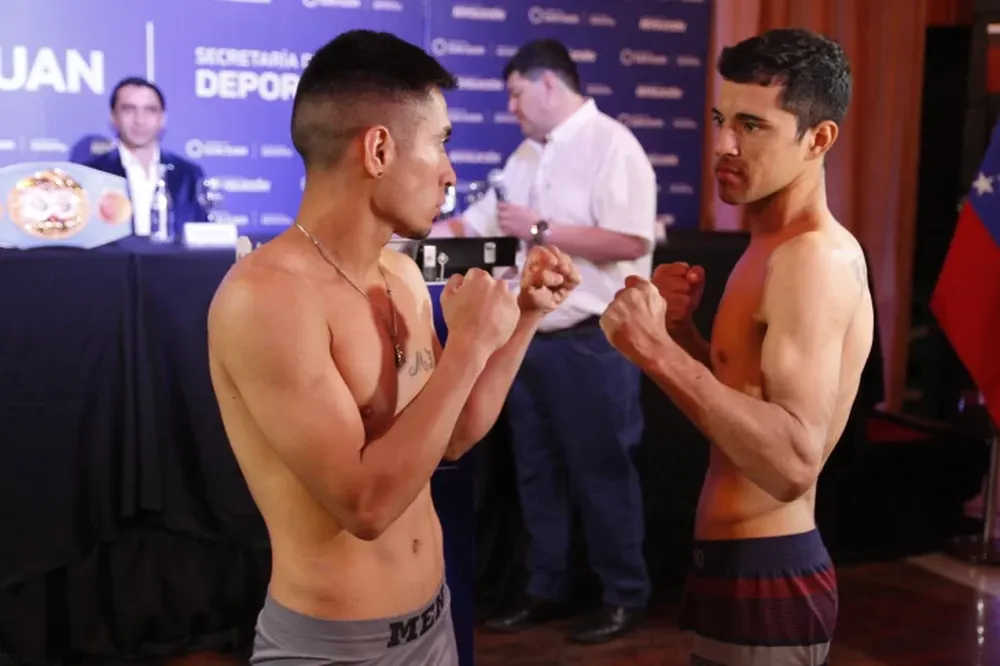 Leonela Yúdica aprobó el pesaje antes de defender el título mundial