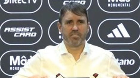 chacho coudet asumio en river: no vine a un cumpleanos, esto es un monstruo