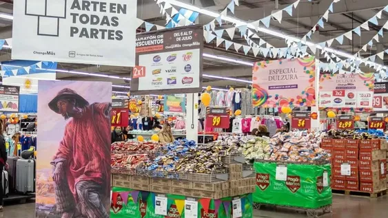 Arte en el supermercado