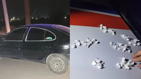 Detuvieron a un dealer con 55 envoltorios de cocaína: agredió a los policías