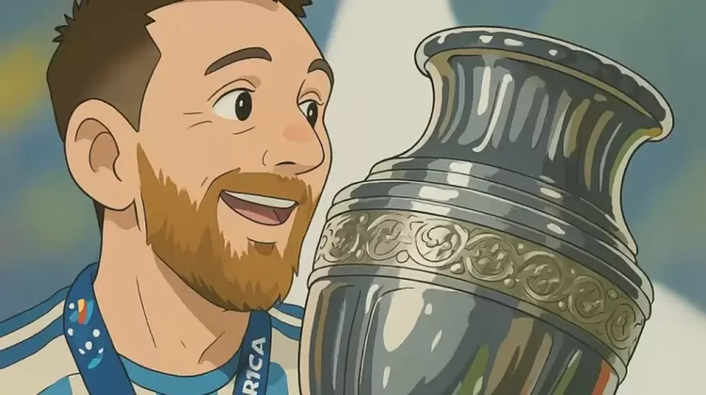 Messi al Estilo Ghibli: Una nueva tendencia viral en redes sociales.