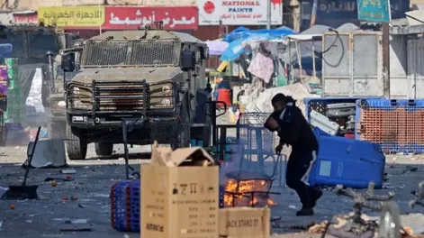 Nueve palestinos muertos y un centenar de heridos en letal incursión israelí en Cisjordania