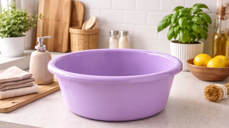 Una palangana&nbsp;vieja puede transformarse en un macetero decorativo resistente y estético&nbsp;