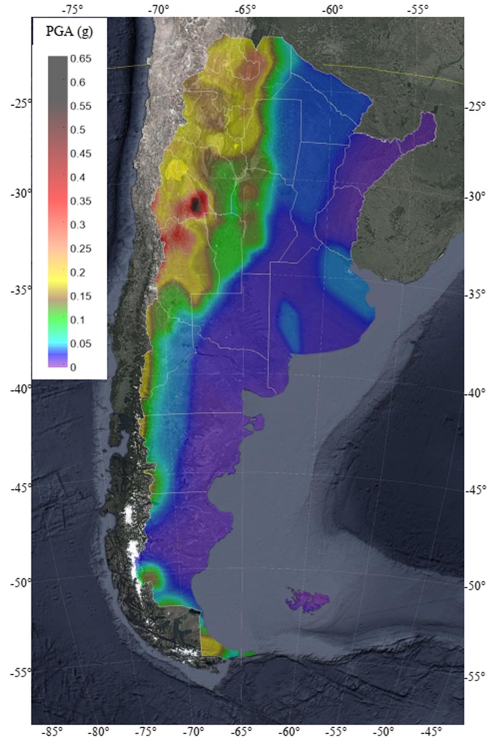 Sismos en Argentina: el mapa oficial del INPRES con las zonas de mayor riesgo