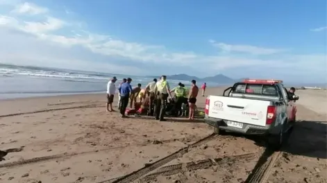Fallecimiento de un joven en La Serena.-