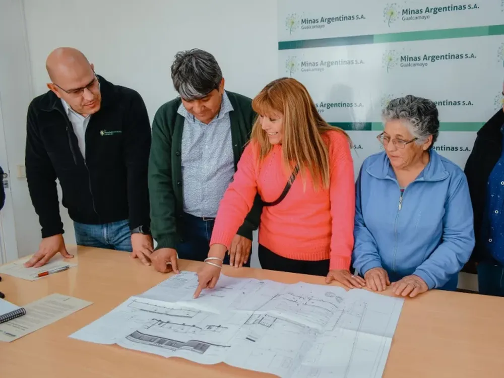 Minas Argentinas financió el proyecto arquitectónico del Club Juventud Unida