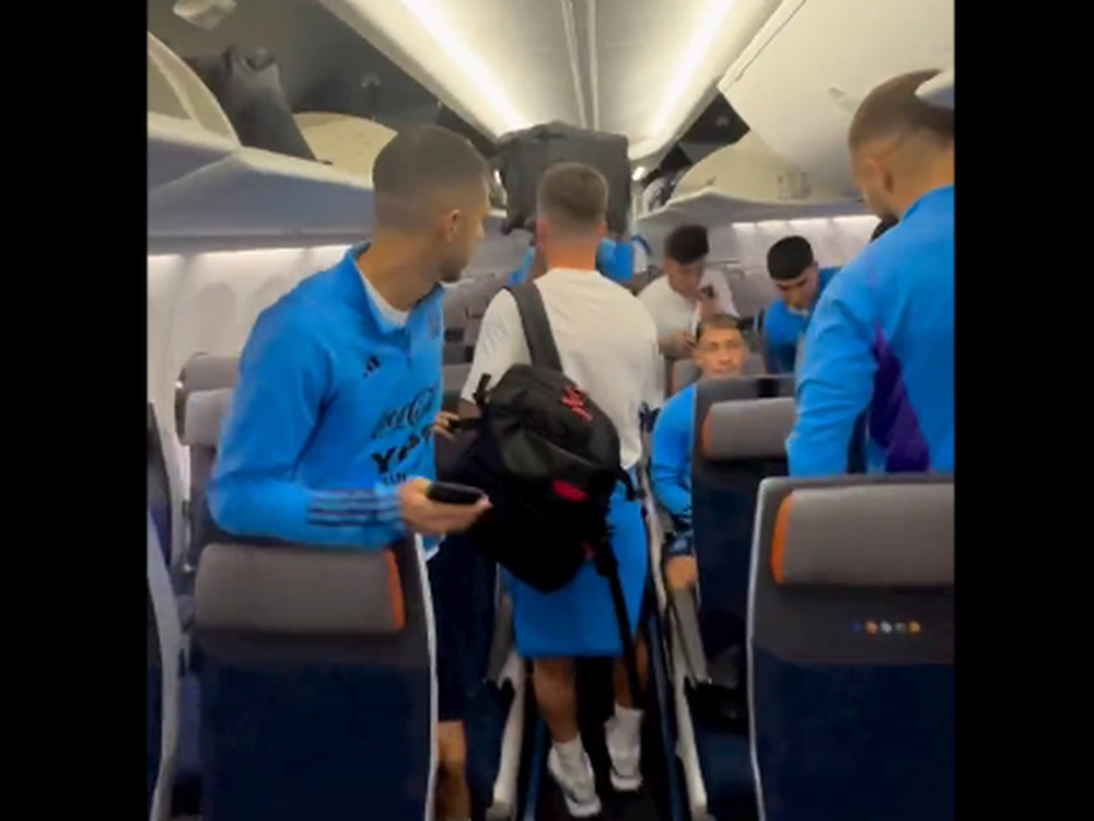 La Selección y un video íntimo del viaje a Qatar