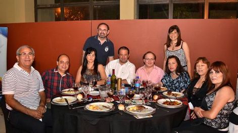 Cena de fin de año en Rectorado de la Nacional