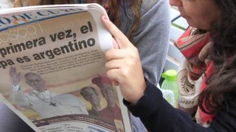 El Papa, tema obligado hasta en los cafés