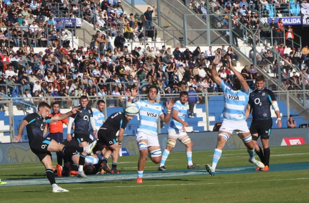 Los Pumas e Inglaterra jugaron el 12 de julio en San Juan