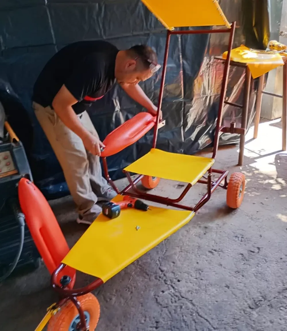 Diques: habrá sillas de ruedas adaptadas para que gente con discapacidad ingrese al agua