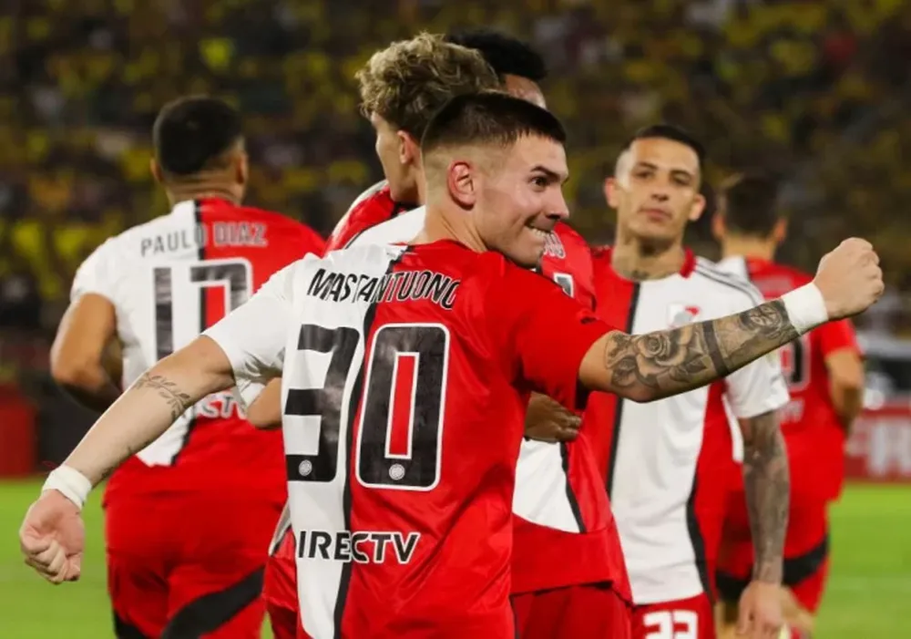 FIGURA. Franco Mastantuonno es la bandera ganadora de un momento dulce en River en todos los frentes.