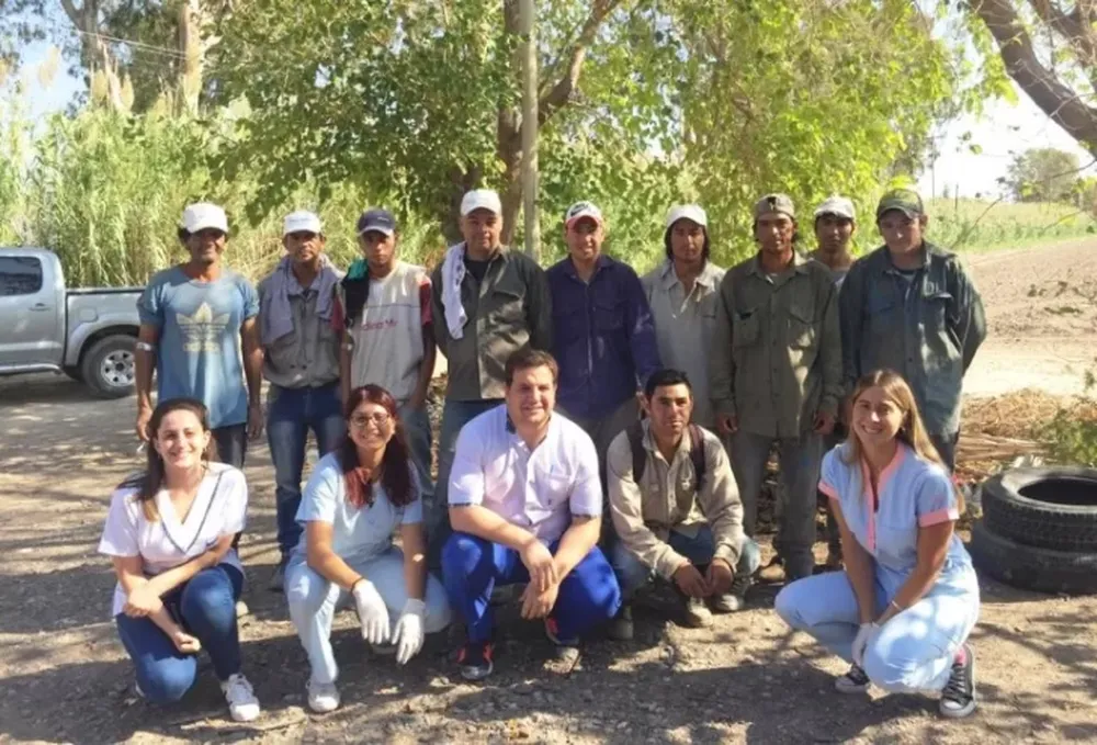 Controles renales a trabajadores rurales