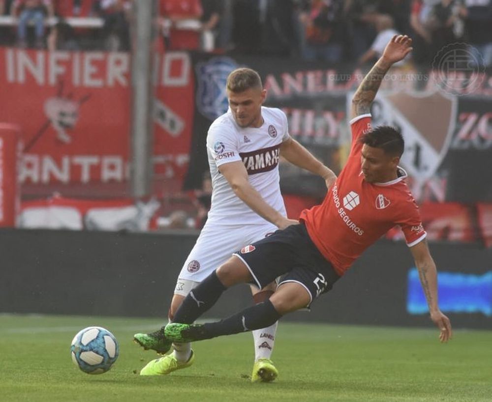 Independiente lo ganaba, pero se durmió y Lanús le arrebató un empate