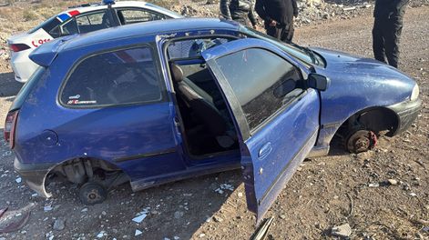 El auto que fue robado.&nbsp;