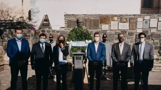 Sarmiento recibió su homenaje en el 133º aniversario de su fallecimiento