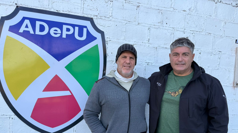 GESTIÓN QUE ESCUCHA. El presidente de Adepu, Enrique Giménez Castro, junto a Andrés Oso Lavorante, impulsor de la propuesta.