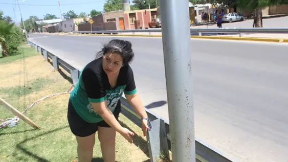 “Tocó el pilar y quedó pegado, si no hubiera estado yo se me muere”