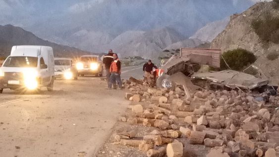 La zona del accidente. Foto: gentileza radio Manantial