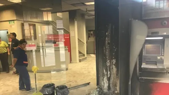 Atentado en un cajero en el centro de Córdoba