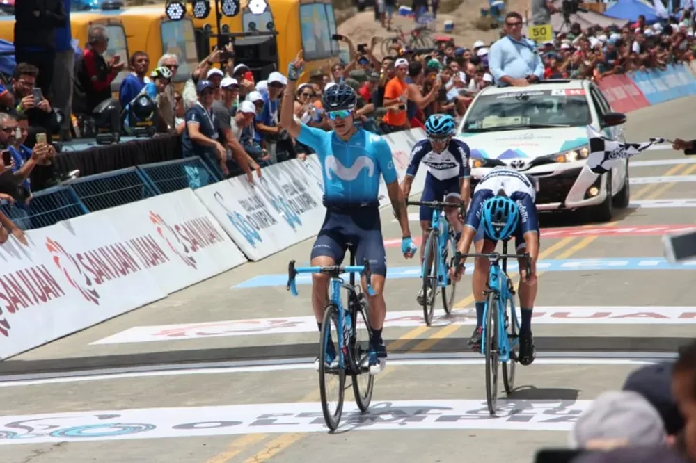 Anacona brilló en la exigente escalada y saltó al primer puesto de la general