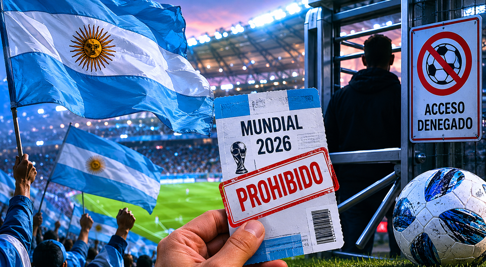 Casi 600 sanjuaninos no podrán ir al Mundial 2026. Imagen generada con IA.&nbsp;
