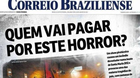 Así reflejaron la tragedia los medios brasileros