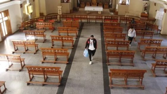 Quedaron suspendidas las misas en cuatro departamentos