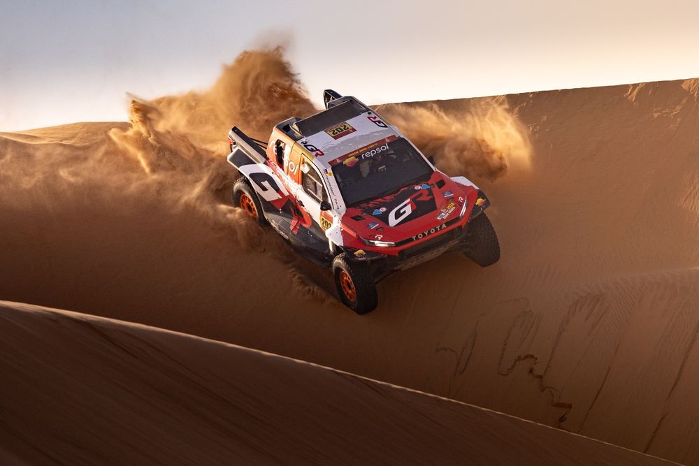 Puntero. Lategan hizo su carrera en las dunas del Nihuil y pasó al frente el Desafío Ruta 40.