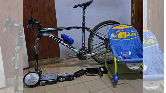 Desde una cuna, estéreos hasta dos bicicletas, lo encontraron en una casa en Marquesado, Rivadavia.&nbsp;
