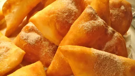 Las Tortafritas con azúcar para el mate, la merienda.