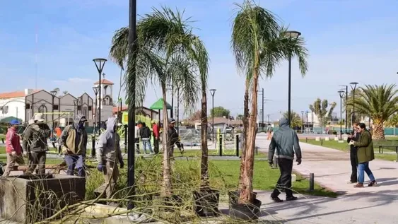 Media Agua: con aguas danzantes y juegos, está lista la nueva plaza