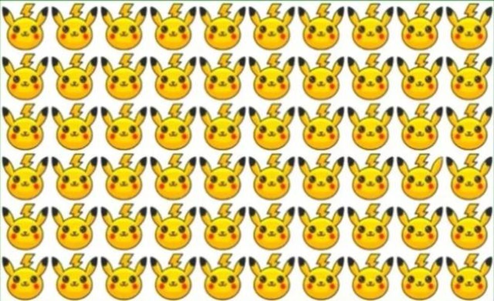 Reto viral: encontrar al Pikachu diferente entre la multitud