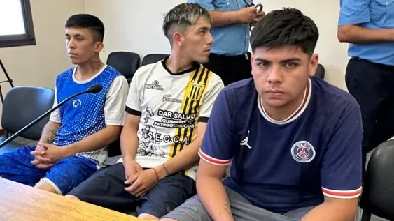 Castro Luna, Masman y Trigo Narváez en la audiencia de Flagrancia. Foto DIARIO DE CUYO.