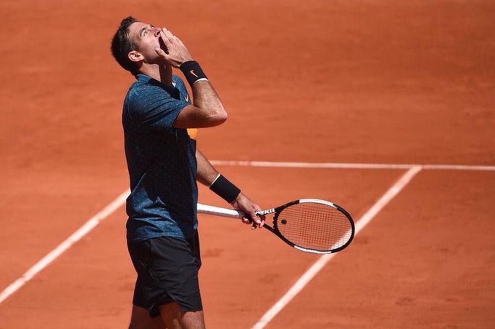 Del Potro impuso su jerarquía y sigue a paso firme en París