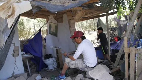 Barrios de Pie pidió un “plan de evacuación urgente” para damnificados por el terremoto